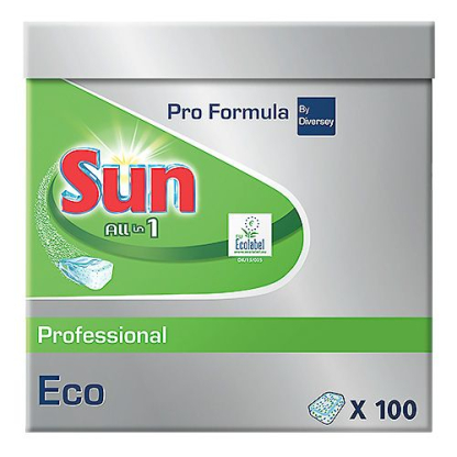 Maskindiskmedel Sun All in 1 Eco 100/fp